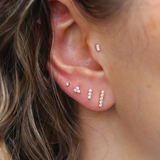Trio Diamond Stud
