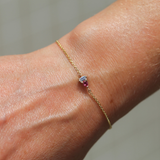 Lyra Pink Sapphire & Lab Diamond Bracelet