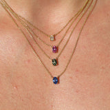 Roxy with Oval Green Sapphire