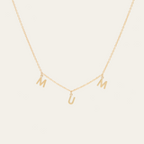 Multi Letter Necklace