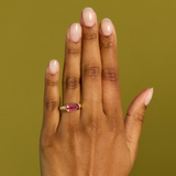 Nico Ring with Rubellite Tourmaline