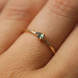 Eos Green Sapphire Ring