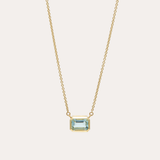 Hera Necklace with Aquamarine