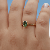 Ivy Solitaire with 1.19ct Green Sapphire