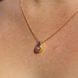 Aether Necklace with Madagascan Pink Sapphire