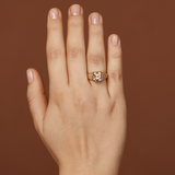 Nico Ring with Asscher Cut Morganite