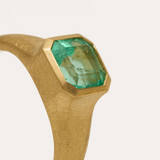 Nico with Square Emerald Cut Colombian Emerald