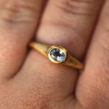 Coco with Small Blue Sapphire