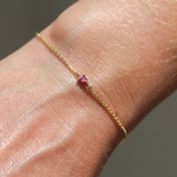 Eos Pear Shape Pink Sapphire Bracelet