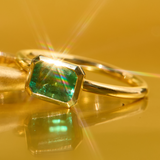 Esmeralda with Emerald Cut Emerald