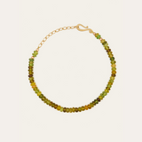 Garnet Bead Bracelet