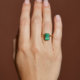 Zia Ring with Russian Emerald