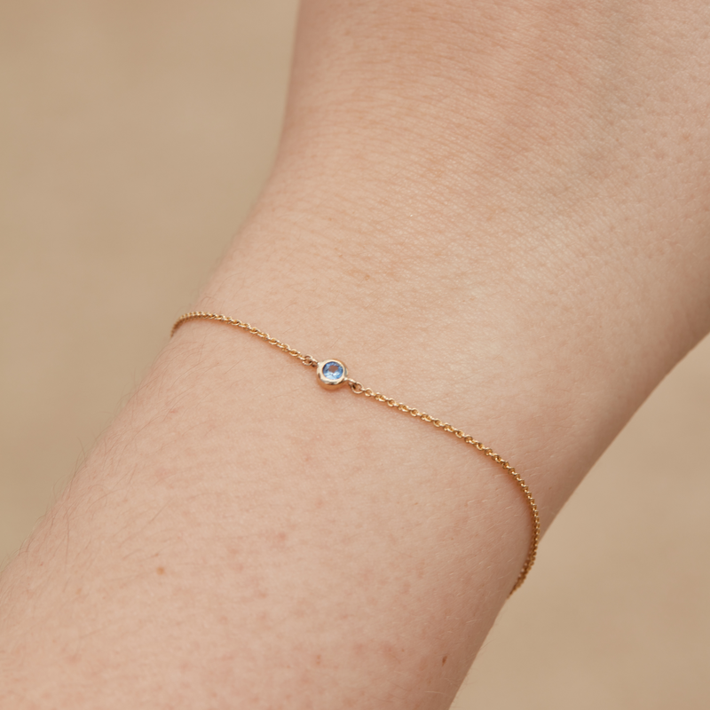 Neo Blue Sapphire Bracelet - 9ct Gold