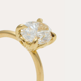 Vivienne Ring with Oval Lab Diamond