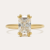 Aurelia Ring with Antique Cushion Cut Lab Diamond