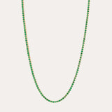 The Tennis Necklace Emerald