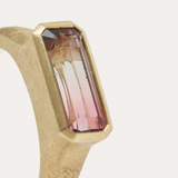 Nico Ring with Emerald Cut Pink Tourmaline