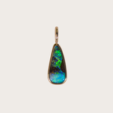 Rocky Pendant with Blue Boulder Opal