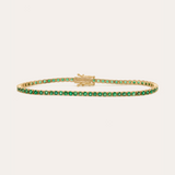 The 3ct Emerald Tennis Bracelet