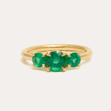 Evelyn with Zambian Emeralds