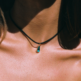 Rocky Pendant with Blue Boulder Opal