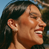 Cha Cha Huggie Ruby/Turquoise Medium