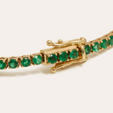 The 3ct Emerald Tennis Bracelet