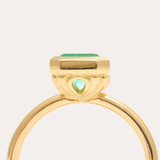 Esmeralda Ring with Colombian Emerald