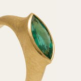 Nico Ring with Marquise Zambian Emerald