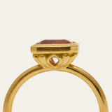 Dusk with 1.56ct Emerald Cut Pink Sapphire