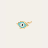 Blue Marquise Evil Eye Stud