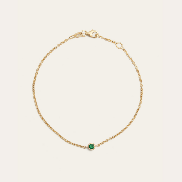 Neo Emerald Bracelet - 9ct Gold