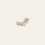 Tiny Diamond Bar Stud