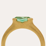 Celeste Ring with Oval Emerald