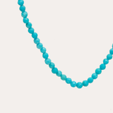Tiny Turquoise Bead Necklace