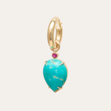 Juicy Drops with Medium Blue Turquoise