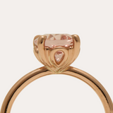 Fleur with Oval Morganite