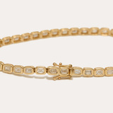 The Emerald Cut Lab Diamond Tennis Bracelet