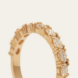 Atlas Half Oval Diamond Band