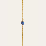 Eos Pear Shape Blue Sapphire Bracelet