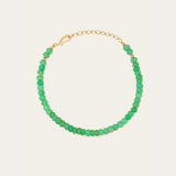 Chrysoprase Bead Bracelet