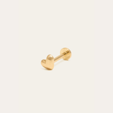 Tiny Puffy Heart Stud