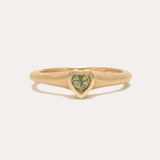 Coco with Heart Green Sapphire