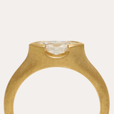 Athena Ring with Lab Marquise Diamond