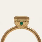 Esmeralda with Square Emerald Cut Emerald