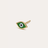 Sage Marquise Evil Eye Stud