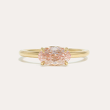 Frankie Ring with Pink Lab Diamond