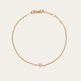 Tiny Pave Diamond Heart Bracelet