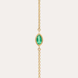 Sol Marquise Emerald Bracelet