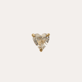 Big Heart Lab Diamond Stud